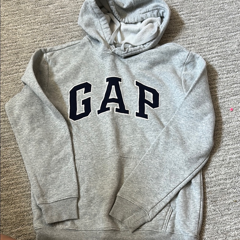 GAP Men's Light Gray Hoodie Sweater